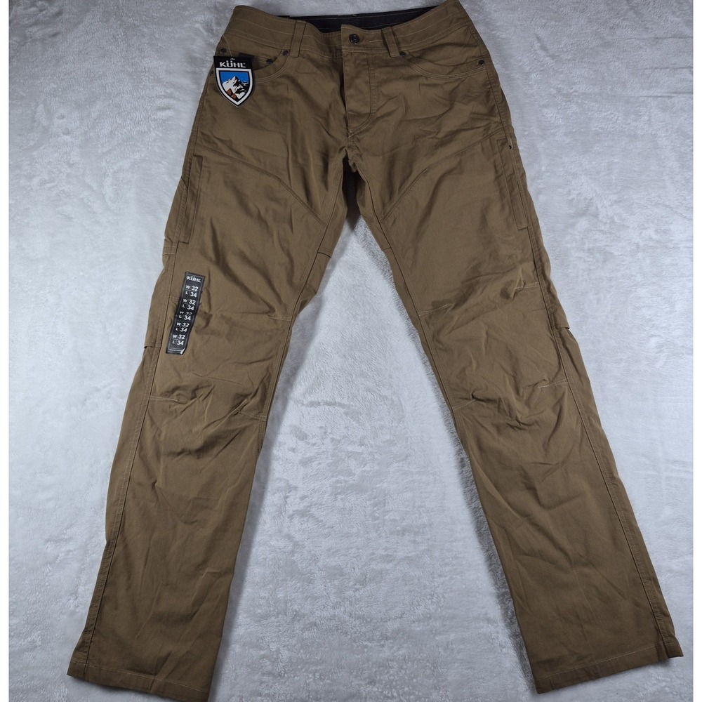 KUHL Konfidant Air Pants Men's 32x34 Dark Khaki Hiking Camping Outdoors NWT